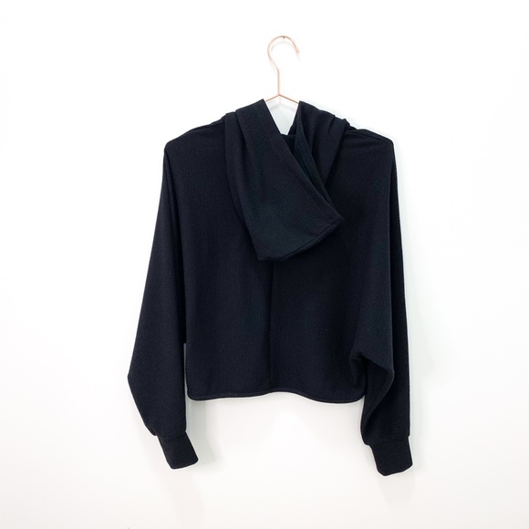 Dynamite Black Crop Hoodie - Picture 7 of 7